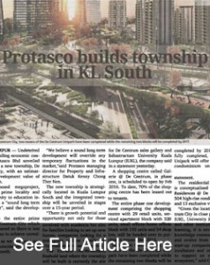 Protasco builds township in KL South - Media News - IUKL