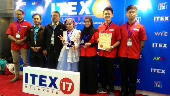 2 SILVER MEDALS @ International Invention, Innovation and Technology Exhibition 2017 (ITEX 2017)